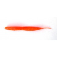 Рибальська силіконова приманка, Taipan Rain Worm, 3,8 дюйма, 8шт/уп, колір №09 Orange